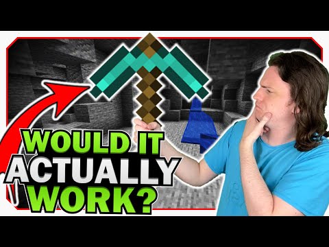 Would a Diamond Pickaxe Actually Work? - Minecraft