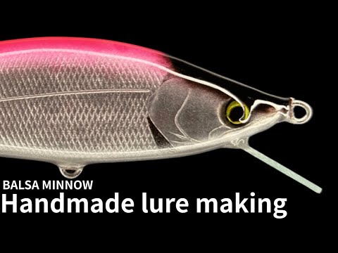 【How to make】Lure Making - 7cm Balsa Minnow -