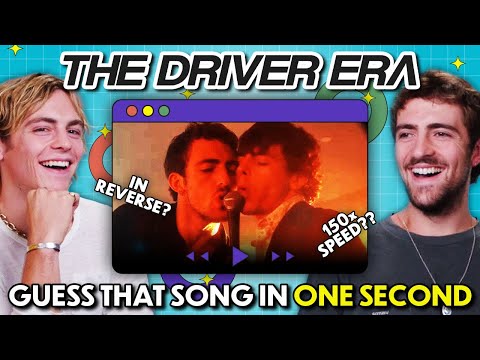 Can Ross & Rocky Lynch Guess The Driver Era Songs in One Second? | REACT