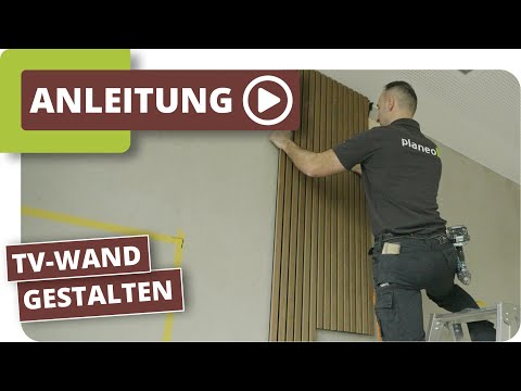 Designing a TV wall with battery panels