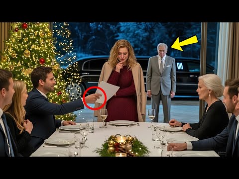 Weinend unterschreibt sie die Scheidung an Weihnachten – niemand ahnt, dass ihr Vater Milliardär ist