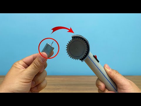 Amazing DIY Super Cutting Machine From DC Motor – Easy to Make at Home!