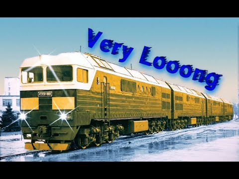 Four-section fool! Big review of the 4TE130 diesel locomotive