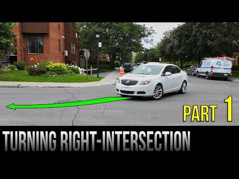 How To Turn Right At An Intersection - Part 1