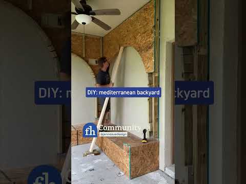 DIY Mediterranean Backyard Transformation