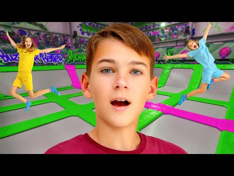 Changamoto ya Trampoline Park!🙊