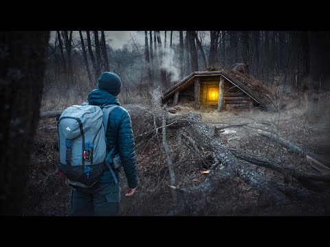 AN ABANDONED DUGOUT ON THE RIVERBANK | CAUGHT AND COOKED A HUGE FISH | RESTORATION OF THE DUGOUT 4