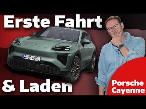 1.Fahrt und Lade-Performance: Bloch erklärt den neuen Porsche Cayenne Electric