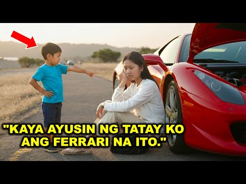 "Kaya 'to ayusin ni Papa" — Sabi ng Bata sa Milyonaryang Na-stranded sa Ferrari sa Kalsada