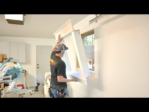 Window Trim Build and Install.