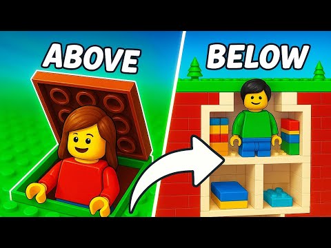 I BUILT A SECRET LEGO SURVIVAL BASE