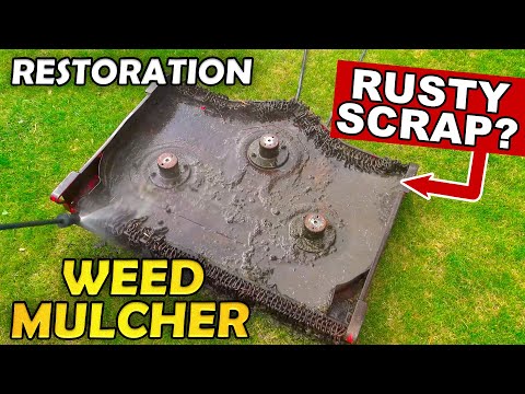 RUSTY OLD WEED MULCHER RESTORATION - A PIECE OF SCRAP?