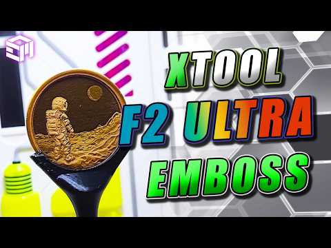 How to Emboss Brass Metal Coins Using xTool F2 Ultra MOPA - Step-by-Step Tutorial + Dust Solutions