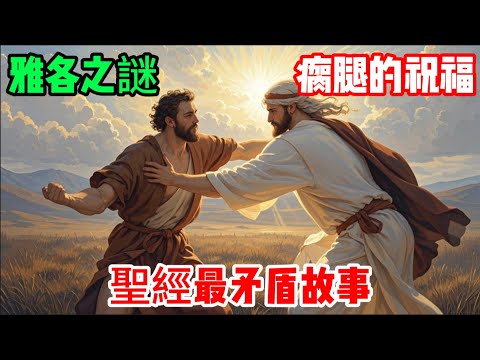 雅各摔跤之謎：神為何要讓祂揀選的人終身殘疾？｜聖經最矛盾的祝福故事深度解析  #雅各摔跤 #聖經故事 #以色列 #創世記 #雅博渡口 #毗努伊勒 #聖經解謎 #基督教 #屬靈成長 #信仰反思