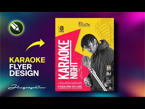 How to Design a Flyer | CorelDraw Tutorial 2024