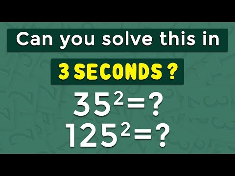 Fast Way to Find Out The Square of Any Number in Just 3 Seconds | Best Square Tricks | Math Tricks