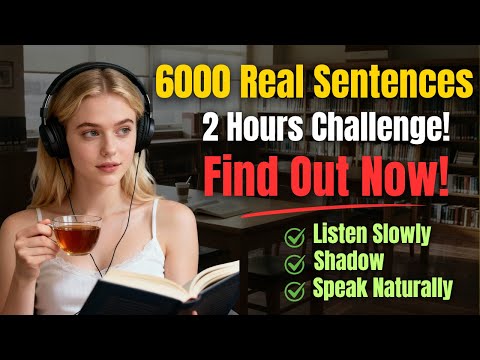 Why Are 6000 Real Sentences So Powerful? Find Out in This 2-Hour Slow Listening Training