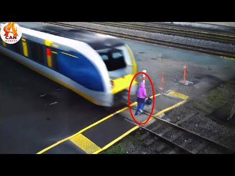 Shocking Train Moments Of Luckiest People Caught On Camera #210