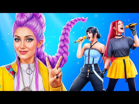 Huntrix K-Pop Make-over! Hoe word je een populaire KPop-ster?