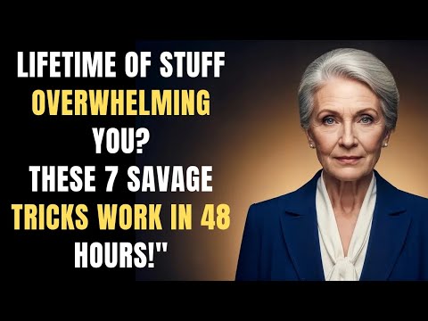 After 60? These 7 Savage Decluttering Habits Can Clear a Lifetime of Clutter in 2 Days Flat!