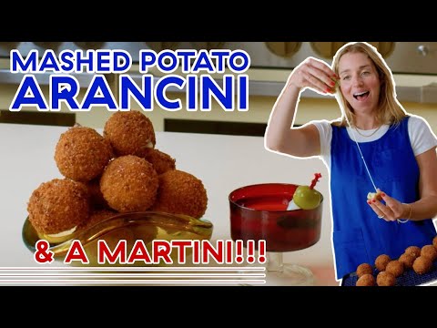 Molly Makes Arancini + a Martini Her Way