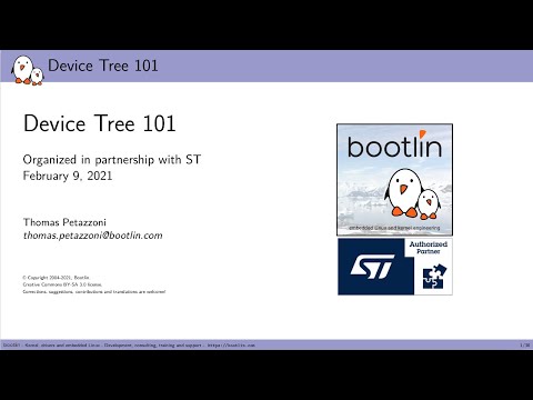 Device Tree 101 10:00 AM UTC+1 session