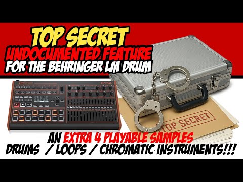 Behringer LM Drum : Top Secret Undocumented Feature Play Extra Instruments / Drums / Loops