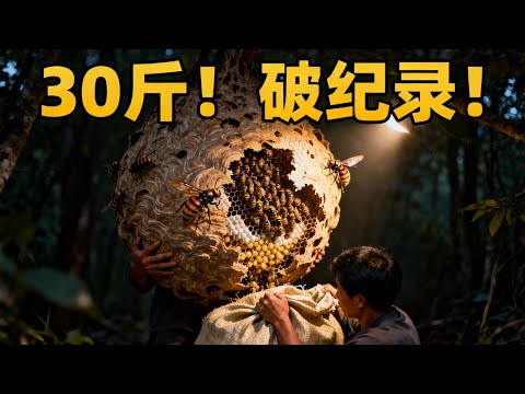 千万别学我们掏这个蜂！回家处理蜂包时，发生了让全网后怕的一幕…