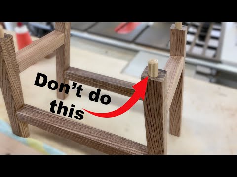 Mistakes were made | Making a timeless, classic step stool