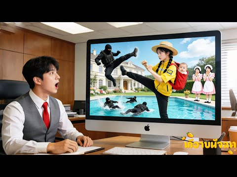 CEO ไม่หัวเราะมา 30 ปี จนเห็นแม่เลี้ยงเดี่ยวจนปกป้องลูก เตะวายร้ายตกสระ! หยุดขำไม่ได้!#drama