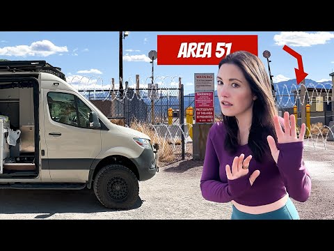 They told me NOT to come here! | Solo Van Camping at AREA 51