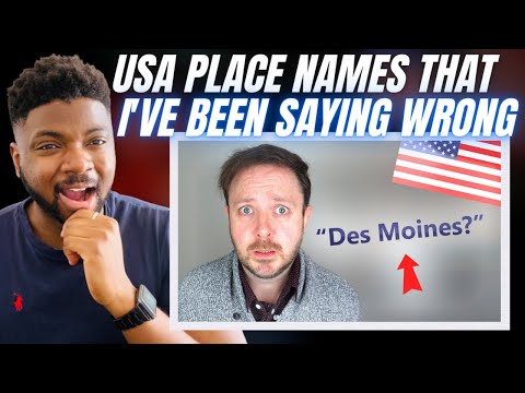 🇬🇧BRIT Reacts To USA PLACE NAMES THAT I’VE BEEN SAYING WRONG!