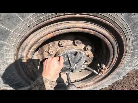 Урал 5557. Гидроцилиндр, карданы и ступица.