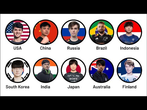Greatest Esports Player for Each Country Explained in 13 Minutes (Part 1)