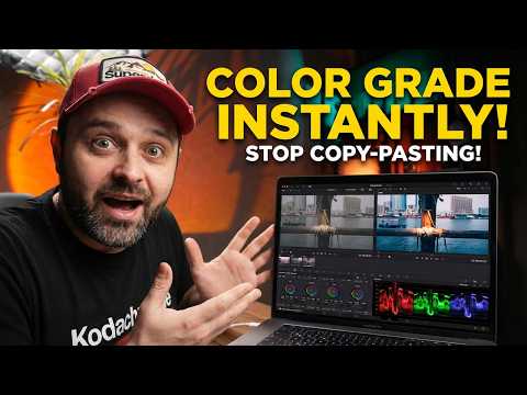 Color Grade Multiple Clips Instantly: DaVinci Resolve Clip Groups Workflow
