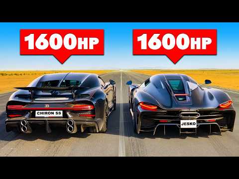 Кто победит в заезде: самый быстрый Koenigsegg против самого быстрого Bugatti?