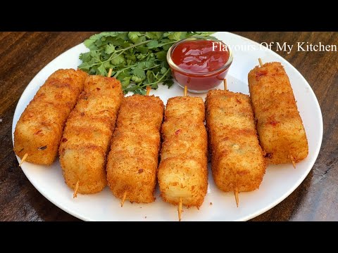 Crispy Bread Skewers Recipe Ramadan Iftar 2025 | रमजान में इफ्तार पे क्रिस्पी ब्रेड स्नैक्स बनाए