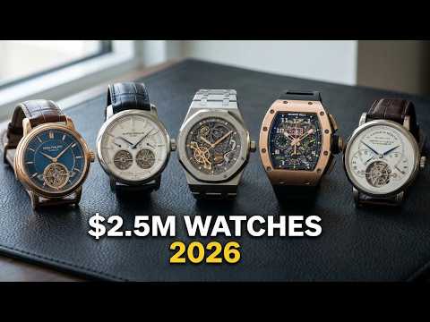 5 Most Expensive New Watches of 2026 Up to $2.5 Million!