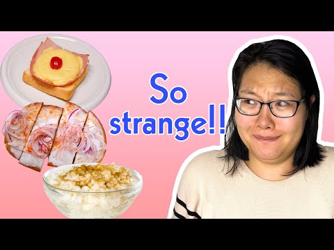 Trying weird German food with German boyfriend