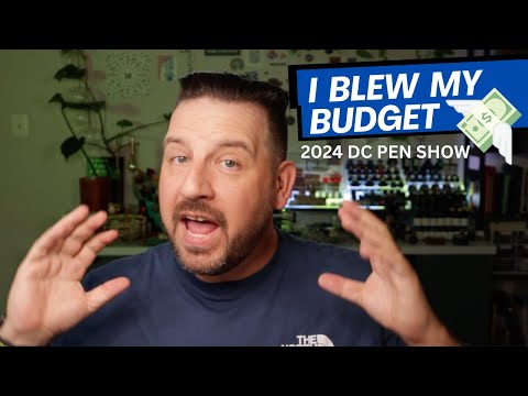 My 2024 DC Pen Show Fountain Pen and Stationery MEGA Haul