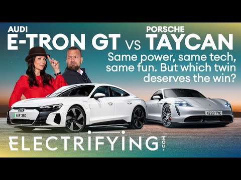 Audi e-tron GT vs Porsche Taycan – Same Power, Same Tech, Same Fun. Which one wins? / Electrifying
