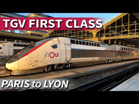 Paris to Lyon at 300 km/h! First Class on France’s High-Speed TGV