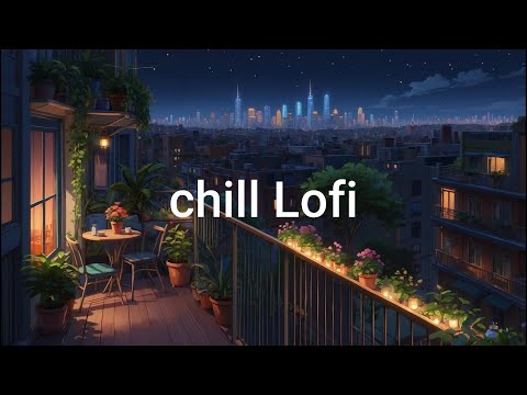 Peaceful Study Balcony 🪴 Lofi Chill Beats for Deep Focus