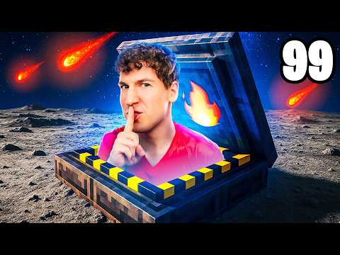 😨 99 НОЧЕЙ В ЛУННОМ БУНКЕРЕ! Я ЕЛЕ ВЫЖИЛ! МАЙНКРАФТ