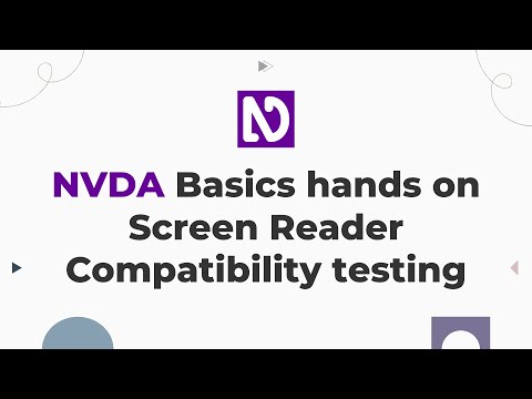 NVDA Screen Reader Tutorial: How to Use It for Accessibility Testing