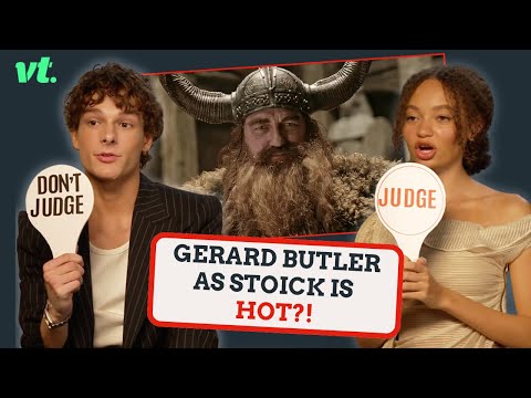 The How To Train Your Dragon Cast Get JUDGEMENTAL! 👀 (Mason Thames & Nico Parker)
