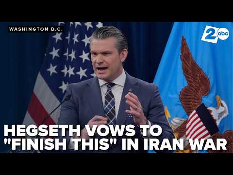 War Sec. Pete Hegseth and Chairman of the Joint Chiefs of Staff Dan Caine provide Iran War Update