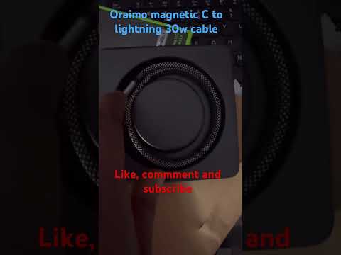 Oraimo magnetic 30 watt Apple cable.