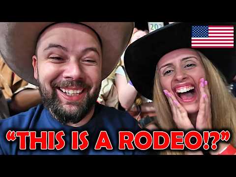 Europeans Witness a Real American Rodeo – Totally Mind-Blowing!