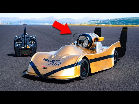 Fastest RC Jet Car (Runway Testing)